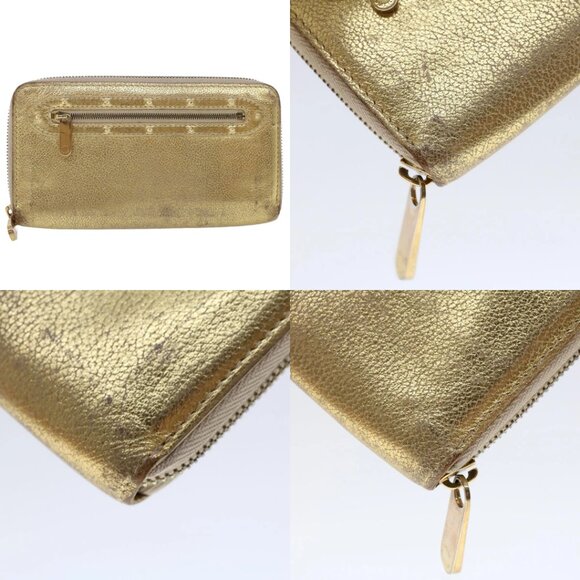 LOUIS VUITTON Zippy Wallet Long Wallet Suhari Gold M95569 LV Auth 45569 - Picture 14 of 14